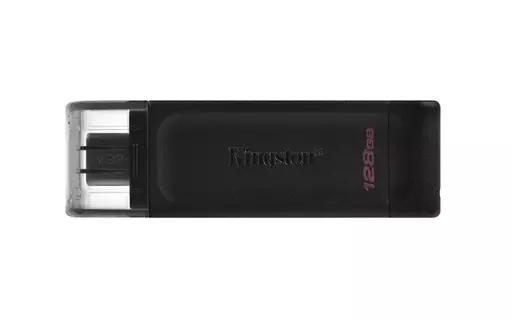 Kingston Technology DataTraveler 70 USB flash drive 128 GB USB Type-C 3.2 Gen 1 (3.1 Gen 1) Black