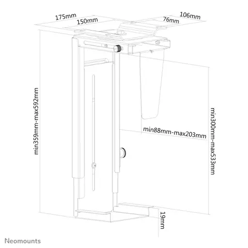 Neomounts cpu holder