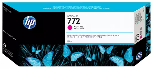 HP CN629A/772 Ink cartridge magenta 300ml for HP DesignJet Z 5200/5400