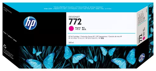 HP CN629A/772 Ink cartridge magenta 300ml for HP DesignJet Z 5200/5400