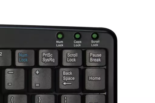 Adesso SlimTouch 410 - Mini Touchpad Keyboard (Black, USB)