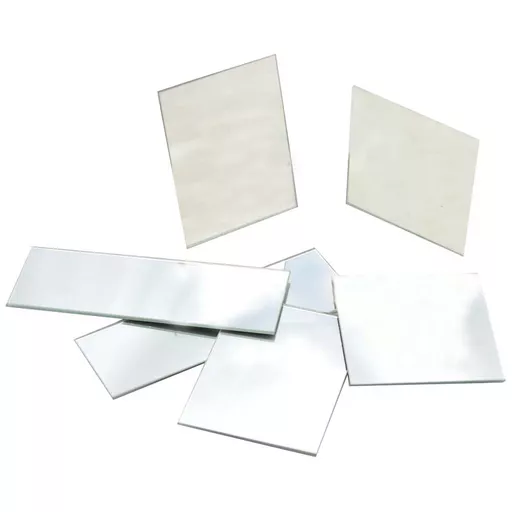 Plane Mirrors Glass - Unmounted, 100 x 75 mm Pack of 10
