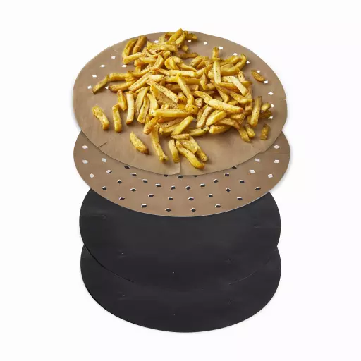 4 Pack of Circular Air Fryer Liners to fit 5-7 Litre