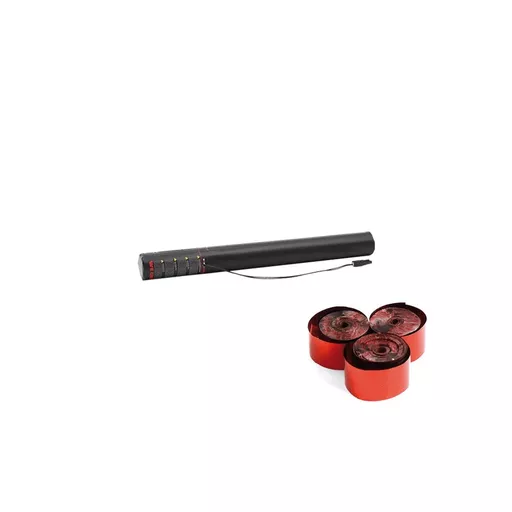 Equinox Electric Confetti Streamer Cannon 50cm Red Metallic