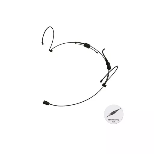 StageCore SHM40SE Black Adjustable Headworn Microphone 3.5mm