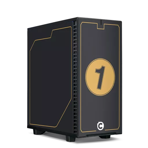 Legends 72 Intel Core i5 RTX 4070 SUPER Evolution Sim Racing PC - Black and Gold