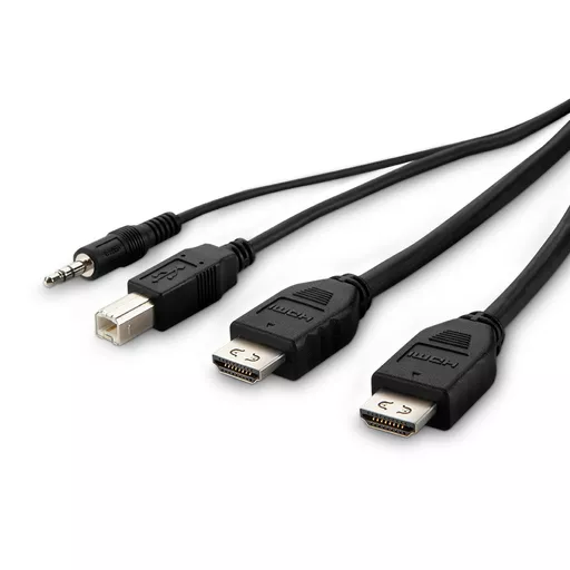 Belkin F1DN2CCBL-DH-6 KVM cable Black 1.8 m