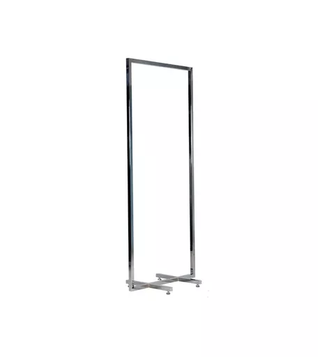 2ft Chrome Floor Hanging Clothes Rail