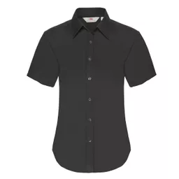 Lady-Fit Short Sleeve Oxford Shirt