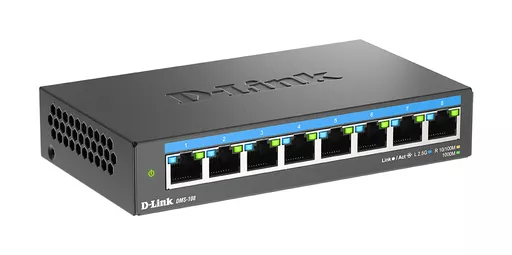 D-Link DMS-108\B network switch Unmanaged 2.5G Ethernet (100/1000/2500)