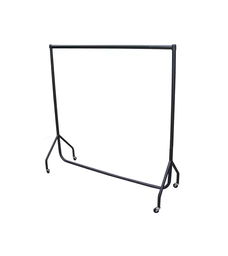 5ft Black Heavy Duty Clothes Rail
