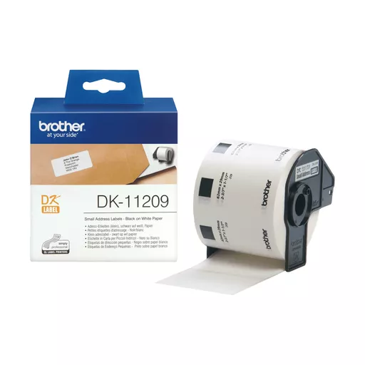 Brother DK-11209 DirectLabel Etikettes 29mm x 62mm 800 for Brother P-Touch QL/700/800/QL 12-102mm/QL 12-103.6mm