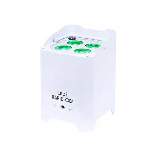 LEDJ Rapid QB1 RGBA IP Battery Powered LED Par - White