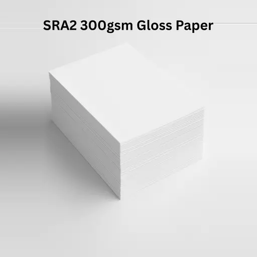 SRA2 White 300gsm Gloss coated Paper For Laser and Digital Printing