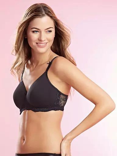 Royce POST SURGERY/NON- WIRED BRA   Georgia   Black & Skin