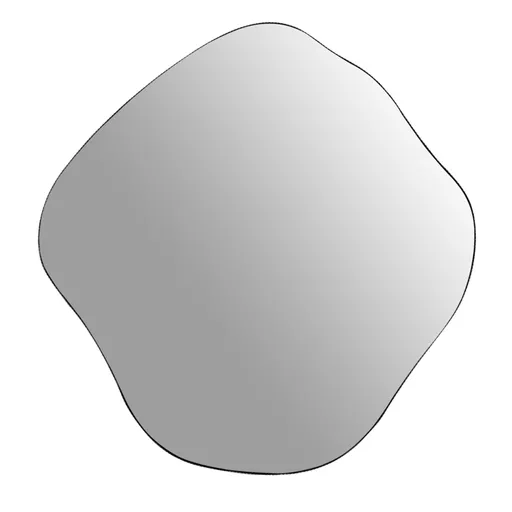 Metal Framed Mirror Dark Finish Small