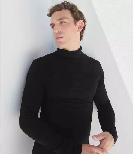 SF Clothing Feel Good Stretch Roll Neck Top