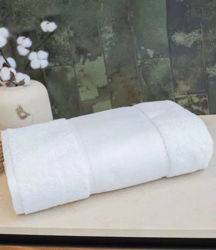 Towel City Organic Printable Border Bath Sheet