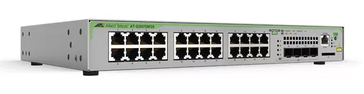 Allied Telesis AT-GS970M/28PS-30 network switch Managed L3 Gigabit Ethernet (10/100/1000) Power over Ethernet (PoE) Grey