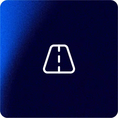Gradient background with road icon