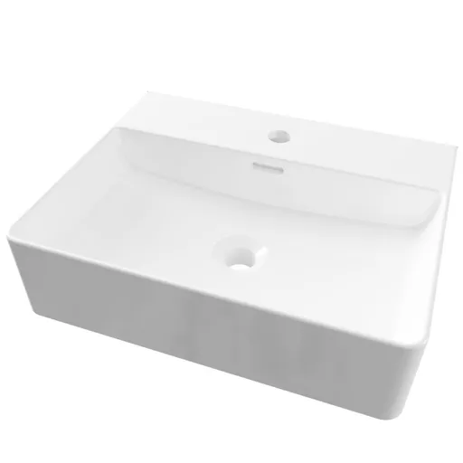 Moat 500x400mm Sit on Basin - White