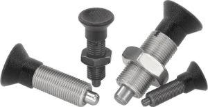 K0343 - Indexing Plungers Without Collar In Steel And Stainless Steel