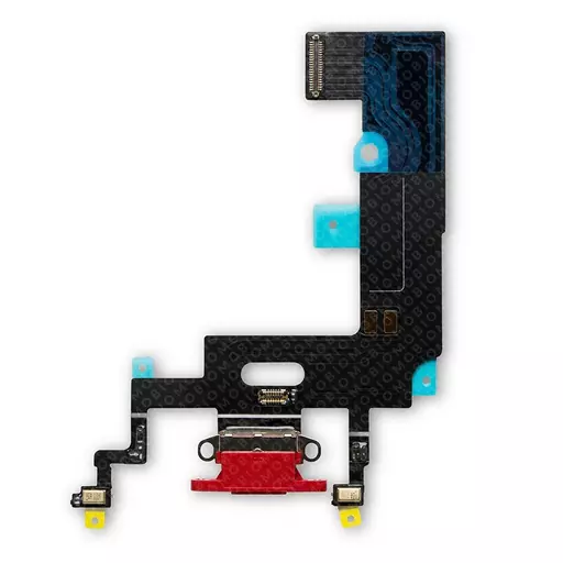 Charging Port Flex Cable (Red) (CERTIFIED - Aftermarket) - For iPhone XR