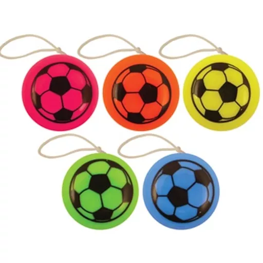 Football Yo Yo Multi Coloured - Pack of 72