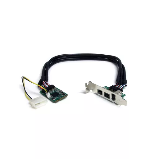 StarTech.com 3 Port 2b 1a 1394 Mini PCI Express FireWire Card Adapter