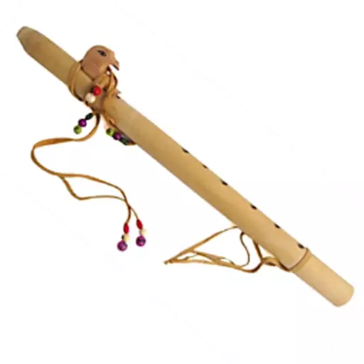 Cherokee Flute and Beads