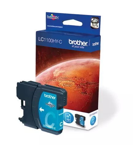 Brother LC-1100HYC Ink cartridge cyan high-capacity, 750 pages ISO/IEC 24711 10,1ml for Brother MFC 6490 C
