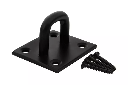 Ironmongery 55mm x 65mm Zinc Plated Heavy Duty Staple on Plate