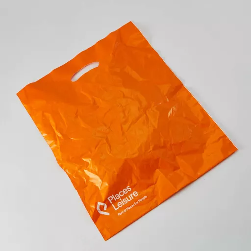 Places Leisure Orange Carrier Bag