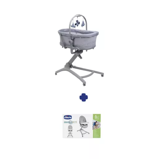 Chicco Baby Hug Pro 5 in 1 Highchair Bundle