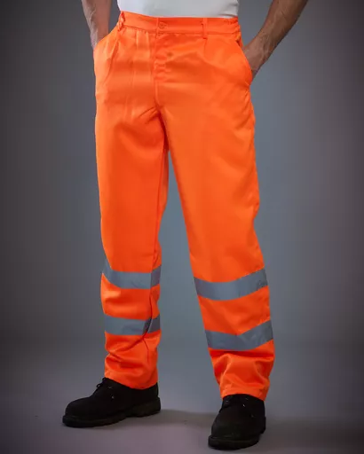 Hi-Vis Polycotton Work Trouser (Reg)