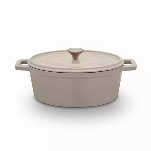 Nattura 28cm Cast Iron Shallow Casserole