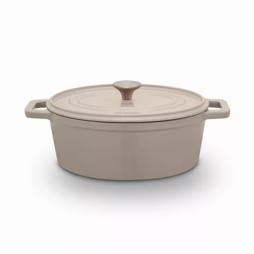 Nattura 28cm Cast Iron Shallow Casserole