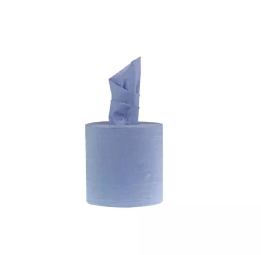 166mm x 120mm 2-Ply Centrefeed Roll Blue