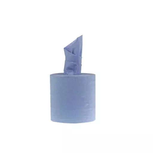 166mm x 120mm 2-Ply Centrefeed Roll Blue