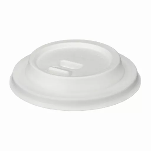 12/16OZ WHITE MOULDED FIBRE LIFT & LOCK HOT CUP LID - (1X1000)