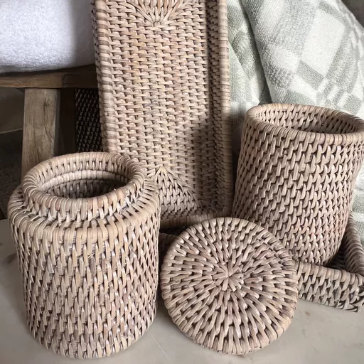 Rattan Canister with Lid