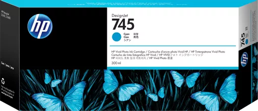 HP F9K03A/745 Ink cartridge cyan 300ml for HP DesignJet Z 2600