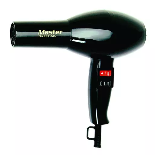 Master Turbo 2000 Black Hairdryer 1200w