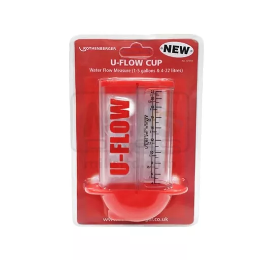 Rothenberger Dual Scale U-Flow Water Flow Cup
