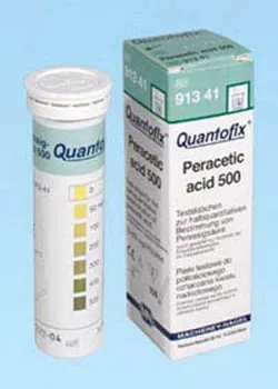 Test Strips, Peracetic Acid 500, 0, 50, 100, 200, 300, 400, 500mg/L