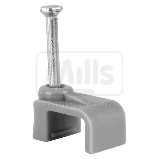 Standard Twin & Earth Cable Clip Grey - Box of 100