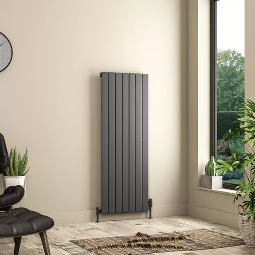 Addington II Radiator 1400 x 522 Type10 Matt Anthracite